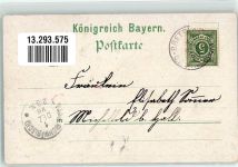 97688 W8730 Bad Kissingen 1898 Lithographie Marktplatz Kgl. Kurhaus Rosen