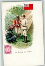 Natal Post Motiv Brasilien Lithographie