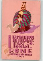 Roma Rom 1. Exposition Internat. D'Art Colonial 1931 Kunstausstellung