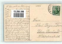 97990 W6992 Weikersheim 1911 Gebrauchsspuren Hauptstraße Gänsturm