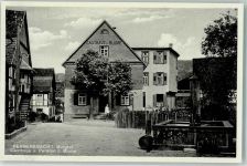 76596 W7564 Bermersbach , Murgtal Foto AK Gasthaus zur Blume Brunnen