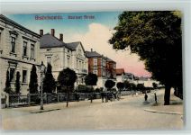 01877 O8500 Bischofswerda 1909 - Bautzner Strasse, Gasthaus Park Schänke AK
