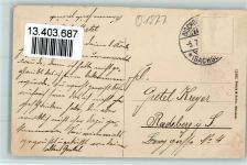 01877 O8500 Bischofswerda 1909 - Bautzner Strasse, Gasthaus Park Schänke AK