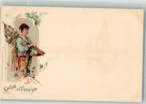 30100 Venezia Lithographie Tracht