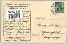 66564 W6682 Ottweiler 1907 Künstlerkarte Rathausplatz