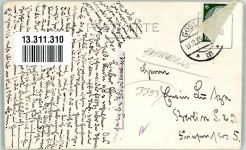 38640 W3380 Hahnenklee - Winter Skifahrer Ort handschriftlich
