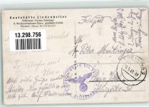 85354 W8050 Freising , Oberbay Gebrauchsspuren WK II Gasthaus Lindenkeller