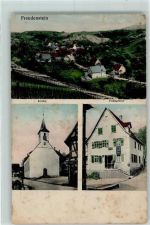 75438 W7134 Freudenstein Gebrauchsspuren Kirche Postagentur