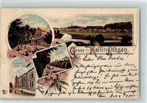 25548 W2217 Kellinghusen Lithographie Gruss aus - Rosdorf, Lindenstrasse, Ottmar Zieher