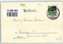 79761 W7890 Waldshut 1898 Lithographie Hauptstrasse Unteres Tor