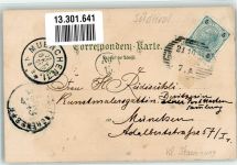 Bozen Bolzano Schloß Karneid Zieher, Ottmar Nr. 2900 kl. Stauchung Diemer, Z. 1910 Gebrauchsspuren