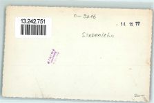 09603 O9201 Siebenlehn FOTO KEINE AK Gerüst Ort handschriftlich