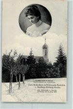 Begräbnisstätte Prinzessin Mathilde v. Sachsen-Gotha AK Adel Sachsen 1906