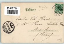 39576 O3500 Stendal 1900 Lithographie Breitestraße Bürgerpark