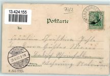 78176 W7712 Achdorf 1902 Lithographie Scheffel-Linde und Gasthaus Blumberg Buchberg