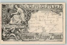1040 Wien 4. Bezirk, Wieden 1900 - Wiedener sänger Bund