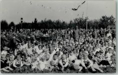 O7010 Stötteritz Kleingartenverein Hakenkreuzfahne WK II Stadt mit Hakenkreuz 1934