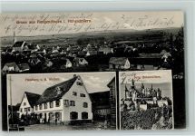 72414 W7456 Rangendingen 1910 - Handlung Strobel, Burg Hohenzollern AK