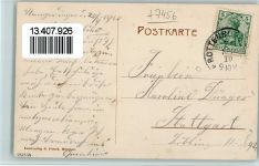 72414 W7456 Rangendingen 1910 - Handlung Strobel, Burg Hohenzollern AK