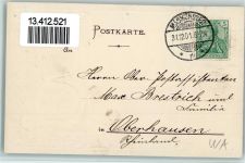 68290 Masevaux Masmünster 1901 Lithographie / Prägedruck Passepartout