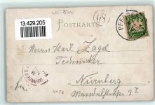 86150 W8900 Pfersee - Postgebäude Krankenhaus