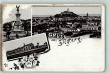 53721 W5200 Siegburg 1896 Gebrauchsspuren Vorläufer Druck 1890-1895 , Lithographie