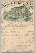 99084 O5000 Erfurt 1898 Lithographie Vorläufer Europäischer Hof