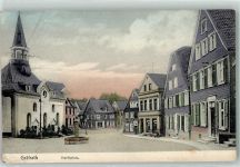 42651 W5650 Gräfrath 1908 Gebrauchsspuren Marktplatz