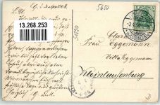 42651 W5650 Gräfrath 1908 Gebrauchsspuren Marktplatz