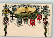 W8745 Ostheim v d Rhön Verlag des Lichtenburg-Vereins , sehr gute Erhaltung Wappen 1921 Lithographie