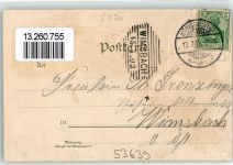 53639 W5330 Königswinter 1903 Lithographie Ruine Drachenfels Gasthaus a.d. Drachenfels Zahnradbahn Ottmar Zieher