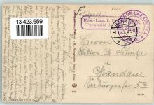63450 W6450 Hanau 1915 - Reserve-Lazarett Halle der Turngemeinde Stempel Reserve-Lazarett