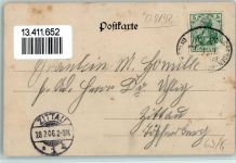 O8142 Radeberg Bahnhofstrasse Passepartout 1906