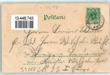 39288 O3270 Burg b Magdeburg 1900 Lithographie Denkmal Breiteweg Bahnhof Fabrik Kirche Blumen Kutsche Gruss