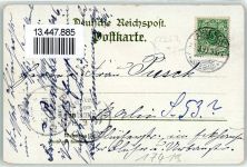 17375 O2111 Ahlbeck 1899 Lithographie Hotel Lindenhof Wolgastsee Segelboot