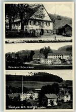 86706 W8859 Schornreut - Gasthaus Spinnerei Bleicherei Dr. E. Degerndon WK II Stempel