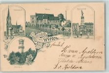58452 W5810 Witten Gebrauchsspuren Vorläufer Helenenturm Gedächtniskirche Kriegerdenkmal