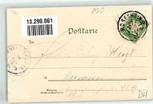 83022 W8200 Rosenheim , Oberbay 1907 Lithographie Inn Kaiserbad