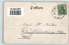 07768 O6901 Gumperda 1900 - Blick vom Blumenhügel Schloss