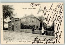 23701 W2420 Eutin 1904 - Gasthaus von Joh. Mau. Fahne Neudorf