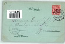 79733 W7883 Tiefenstein 1900 Lithographie / Mondschein