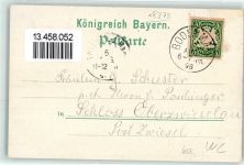 94249 W8373 Bodenmais 1898 Lithographie Rissloch Wasserfall Silberberg Gasthaus Zur Post
