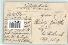 51000 Chalons-en-Champagne 1914 Gebrauchsspuren les Magasins Reunis Grand Bazar Rue de Vaux