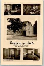 35614 W6334 Aßlar 1963 - Gasthaus zur Linde Kegelbahn