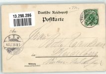 78098 W7740 Triberg im Schwarzwald 1897 Gebrauchsspuren Lithographie Hotel Engel Tracht Wasserfall