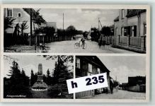 04910 O7901 Kraupa - Dorfstraße Motorrad Kriegerdenkmal Fahrrad