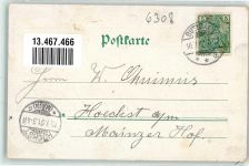 35510 W6308 Butzbach 1901 Lithographie Zellenstraf-Astalt Griedelerstraße Marktplatz Weiseler Straße