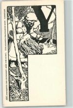 ABC-Postkarten der Zeitschrift Kind und Kunst sign H. Bek Kunstgeschichte Darmstadt