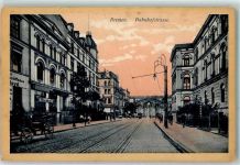 28195 W2800 Bremen 1913 Gebrauchsspuren Bahnhofstraße