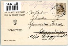 88631 W7792 Beuron 1910 - Wohn- u. Geschäftsgebäude von Th. Vonier Neu Jahr